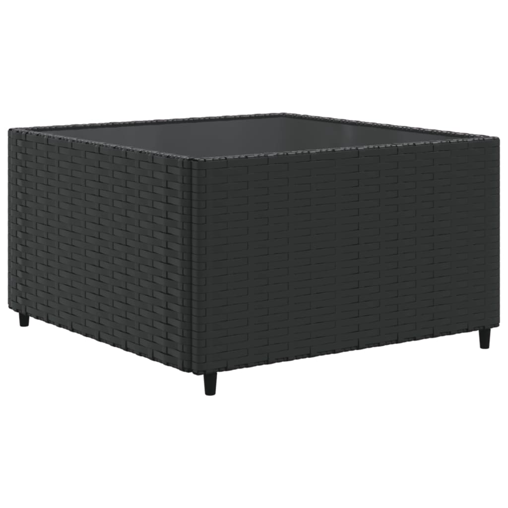 7-delige Loungeset met kussens poly rattan zwart Tuinsets | Creëer jouw Trendy Thuis | Gratis bezorgd & Retour | Trendy.nl