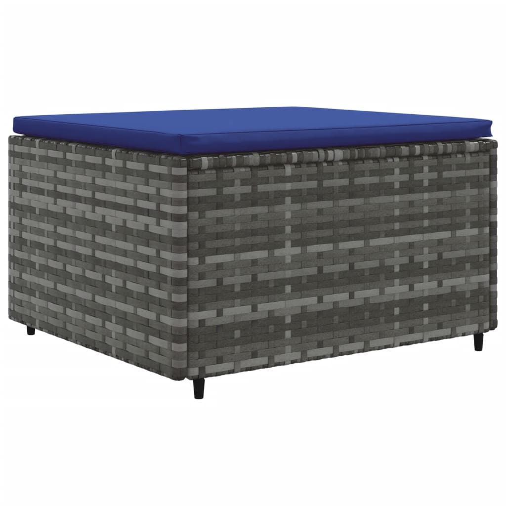 7-delige Loungeset met kussens poly rattan grijs Tuinsets | Creëer jouw Trendy Thuis | Gratis bezorgd & Retour | Trendy.nl