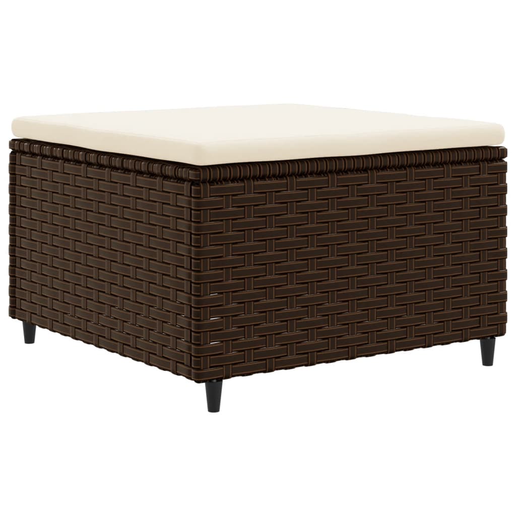 6-delige Loungeset met kussens poly rattan bruin Tuinsets | Creëer jouw Trendy Thuis | Gratis bezorgd & Retour | Trendy.nl