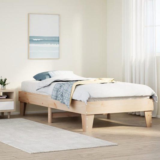 Bedframe zonder matras massief grenenhout 90x190 cm Bedden & bedframes | Creëer jouw Trendy Thuis | Gratis bezorgd & Retour | Trendy.nl