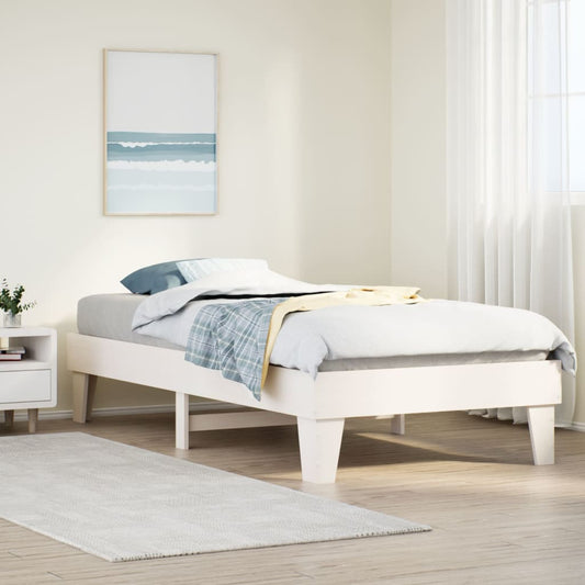 Bedframe zonder matras massief grenenhout wit 90x190 cm Bedden & bedframes | Creëer jouw Trendy Thuis | Gratis bezorgd & Retour | Trendy.nl