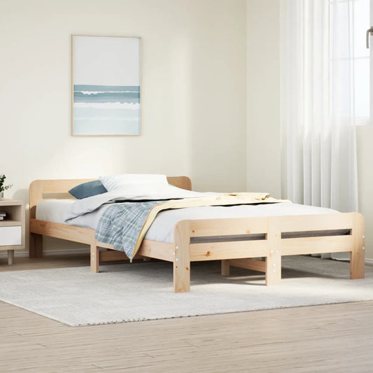 Bedframe zonder matras massief grenenhout 120x190 cm Bedden & bedframes | Creëer jouw Trendy Thuis | Gratis bezorgd & Retour | Trendy.nl