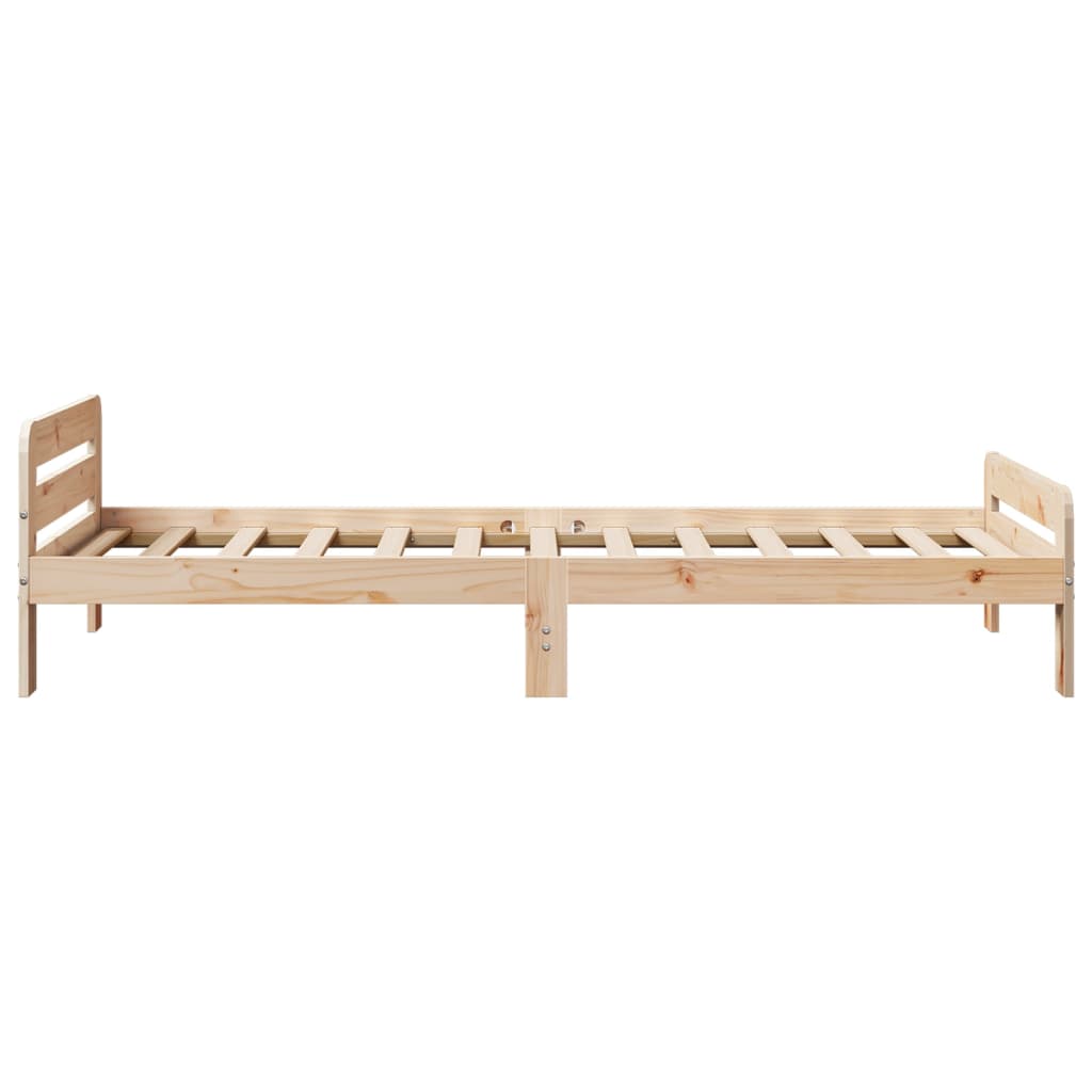 Bedframe zonder matras massief grenenhout 90x190 cm Bedden & bedframes | Creëer jouw Trendy Thuis | Gratis bezorgd & Retour | Trendy.nl