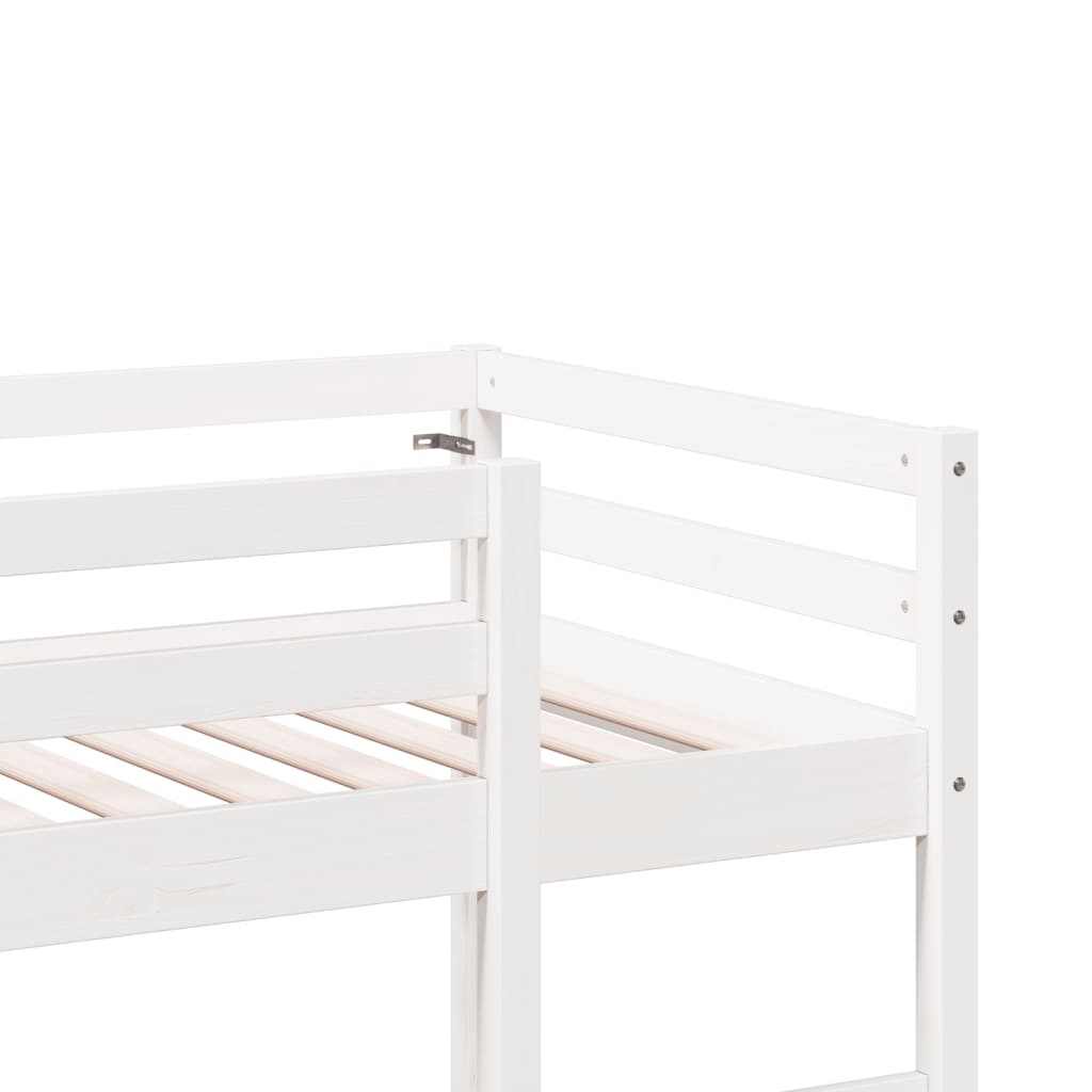 Hoogslaper zonder matras massief grenenhout wit 90x190 cm Bedden & bedframes | Creëer jouw Trendy Thuis | Gratis bezorgd & Retour | Trendy.nl