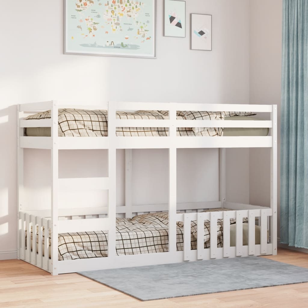 Stapelbed 90x190 cm massief grenenhout wit Bedden & bedframes | Creëer jouw Trendy Thuis | Gratis bezorgd & Retour | Trendy.nl