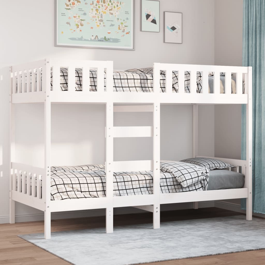 Stapelbed 90x190 cm massief grenenhout wit Bedden & bedframes | Creëer jouw Trendy Thuis | Gratis bezorgd & Retour | Trendy.nl