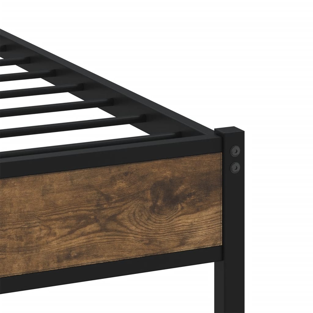 Bedframe met hoofdbord zonder matras sonoma eiken 140x190 cm Bedden & bedframes | Creëer jouw Trendy Thuis | Gratis bezorgd & Retour | Trendy.nl