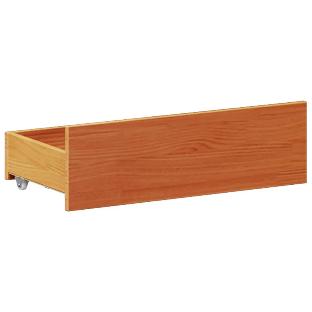 Bedframe zonder matras met hoofdbord hout wasbruin 160x200 cm Bedden & bedframes | Creëer jouw Trendy Thuis | Gratis bezorgd & Retour | Trendy.nl