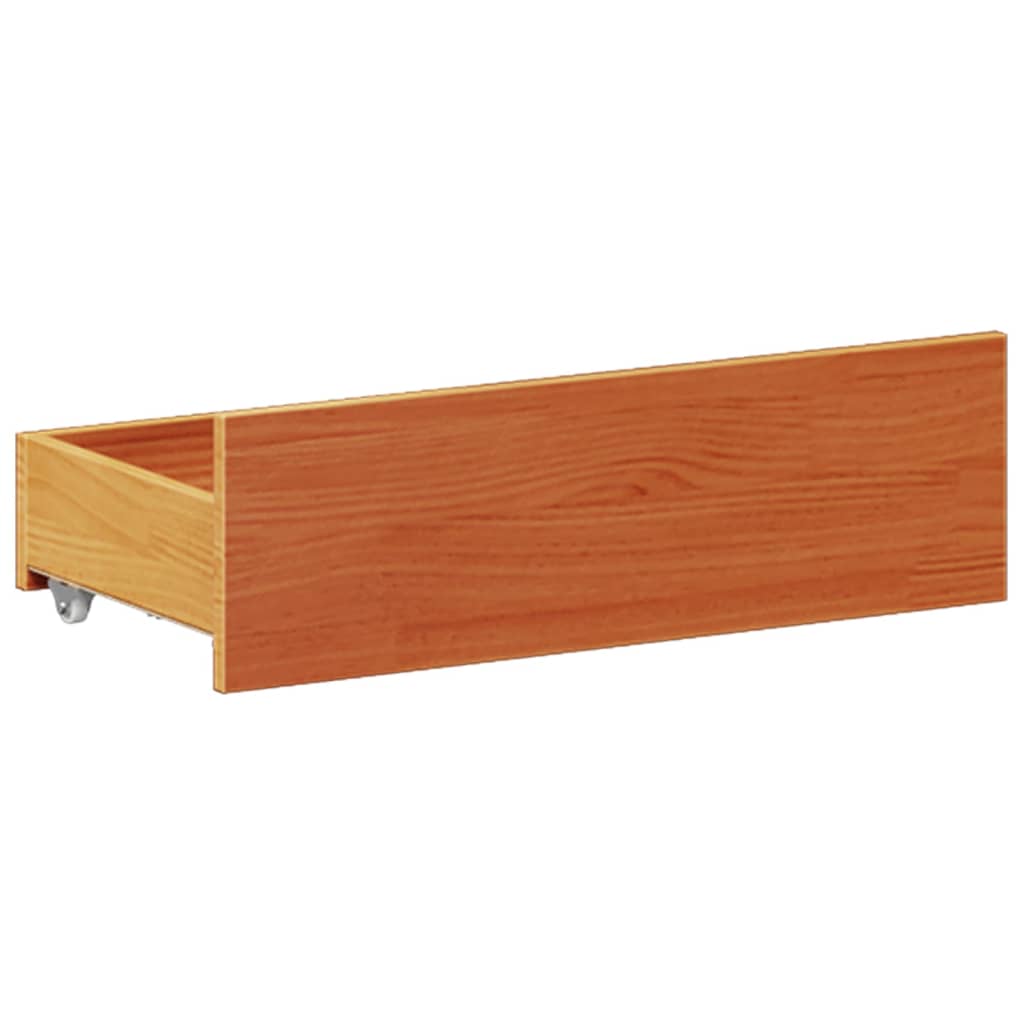 Bedframe zonder matras met hoofdbord hout wasbruin 150x200 cm Bedden & bedframes | Creëer jouw Trendy Thuis | Gratis bezorgd & Retour | Trendy.nl