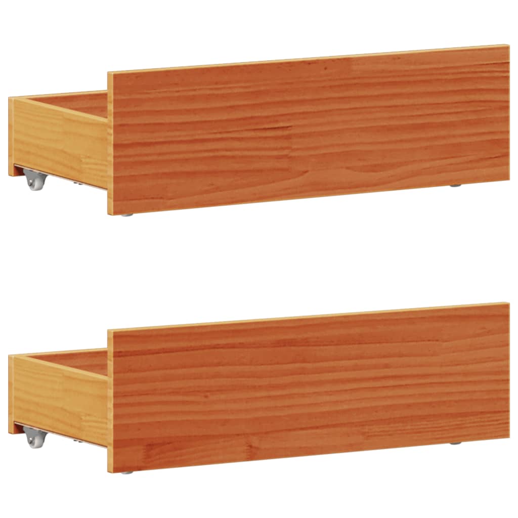 Bedframe met hoofdbord zonder matras hout wasbruin 90x190 cm Bedden & bedframes | Creëer jouw Trendy Thuis | Gratis bezorgd & Retour | Trendy.nl