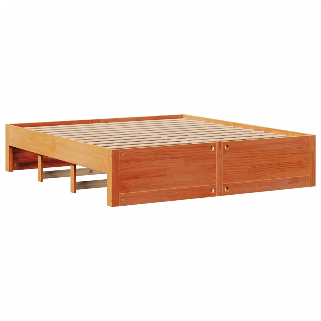 Bedframe zonder matras met lades grenenhout wasbruin 180x200 cm Bedden & bedframes | Creëer jouw Trendy Thuis | Gratis bezorgd & Retour | Trendy.nl