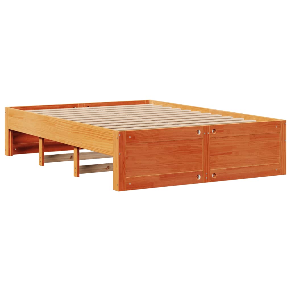 Bedframe zonder matras met lades grenenhout wasbruin 160x200 cm Bedden & bedframes | Creëer jouw Trendy Thuis | Gratis bezorgd & Retour | Trendy.nl