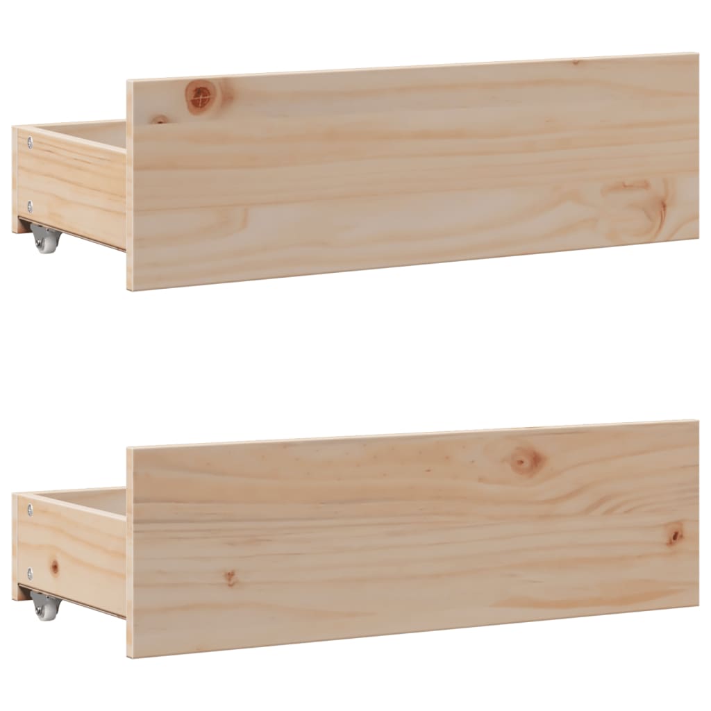 Bedframe zonder matras met lades massief grenenhout 90x200 cm Bedden & bedframes | Creëer jouw Trendy Thuis | Gratis bezorgd & Retour | Trendy.nl