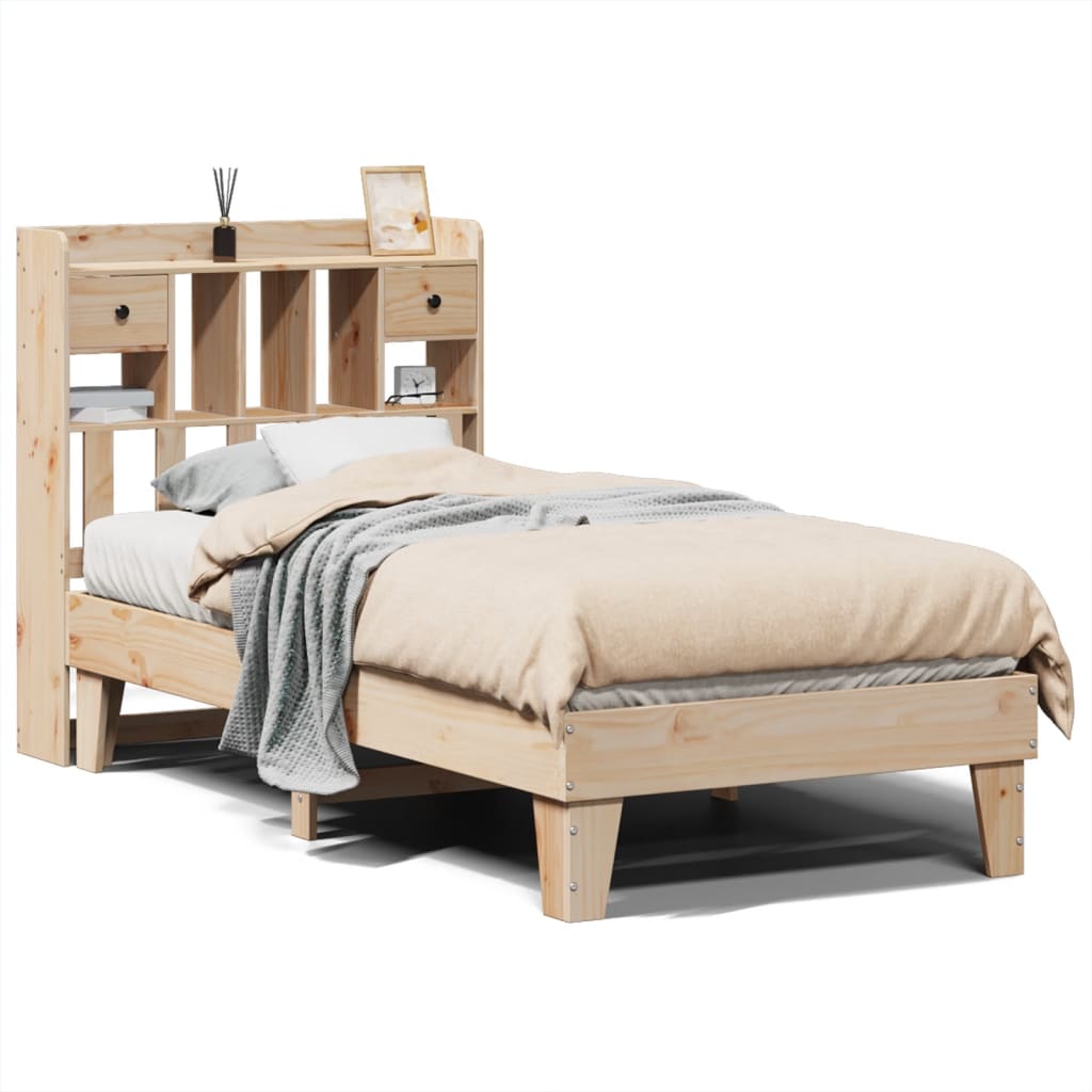 Bedframe zonder matras massief grenenhout 90x190 cm Bedden & bedframes | Creëer jouw Trendy Thuis | Gratis bezorgd & Retour | Trendy.nl