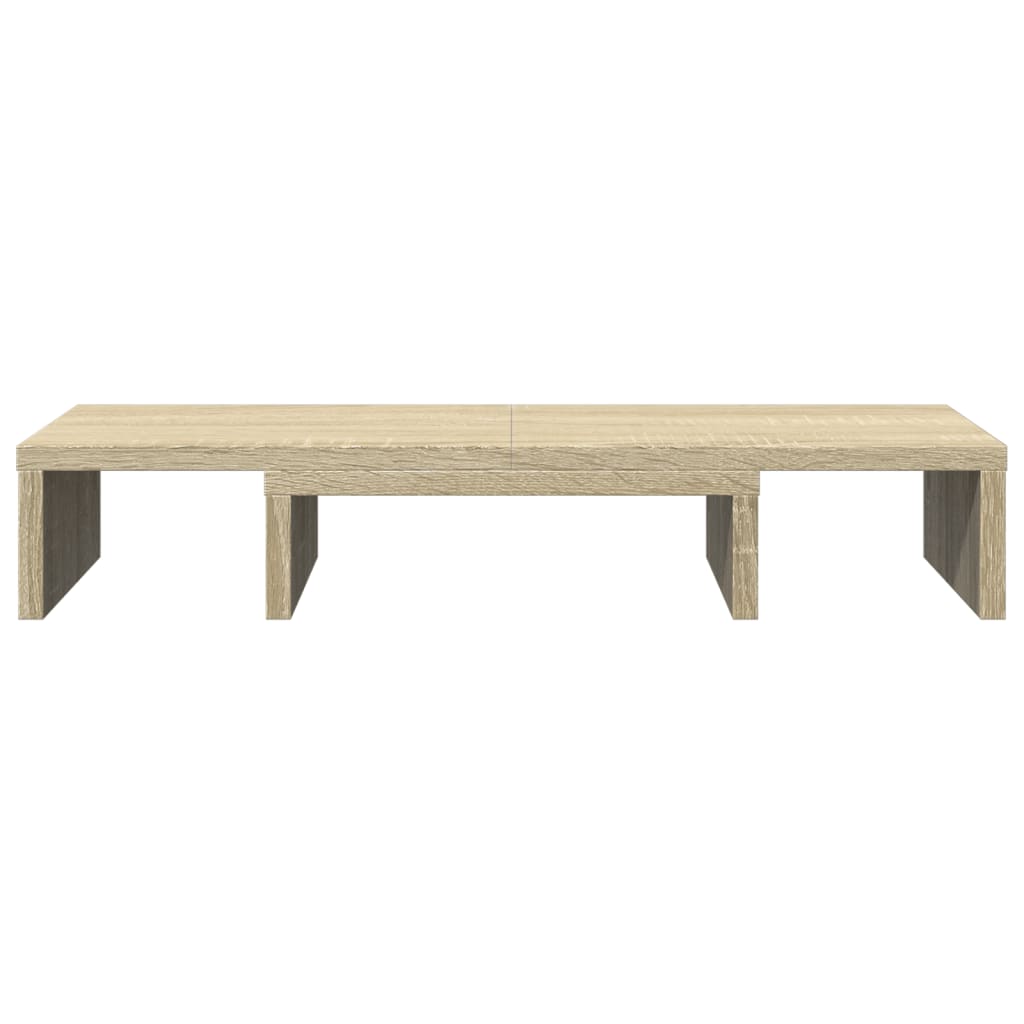 Monitorstandaard verstelbaar 60x24x10,5 cm hout sonoma eiken Computerverhogers en -standaards | Creëer jouw Trendy Thuis | Gratis bezorgd & Retour | Trendy.nl