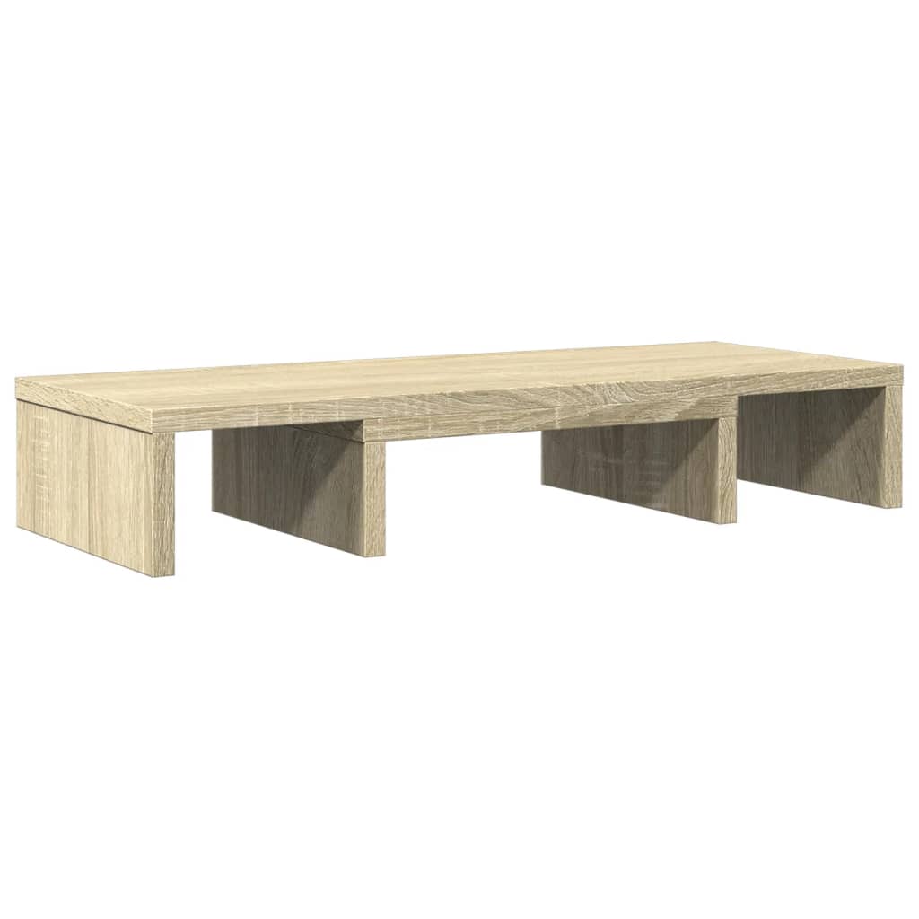 Monitorstandaard verstelbaar 60x24x10,5 cm hout sonoma eiken Computerverhogers en -standaards | Creëer jouw Trendy Thuis | Gratis bezorgd & Retour | Trendy.nl