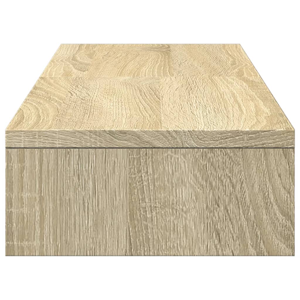 Monitorstandaard verstelbaar 80x24x10,5 cm hout sonoma eiken Computerverhogers en -standaards | Creëer jouw Trendy Thuis | Gratis bezorgd & Retour | Trendy.nl