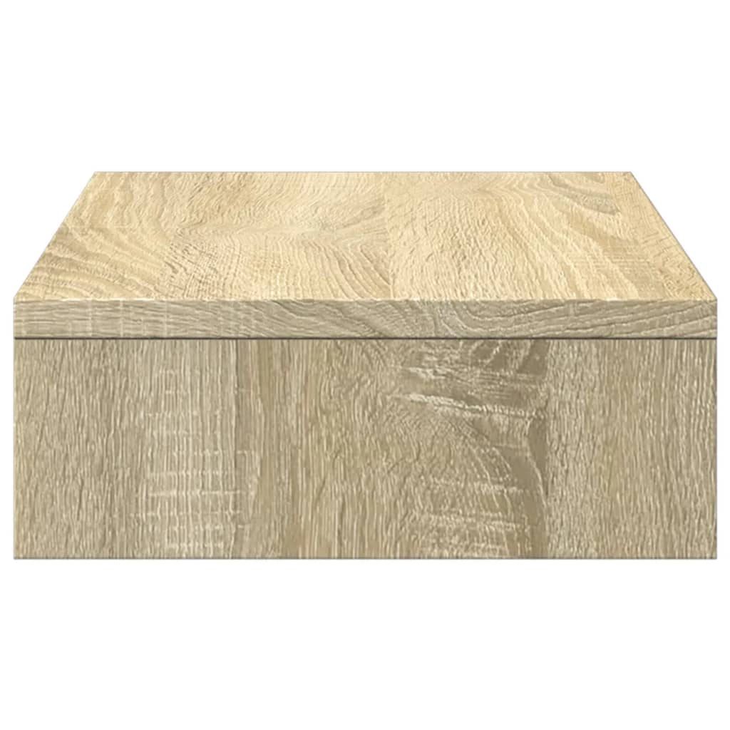 Monitorstandaard 50x27x10 cm bewerkt hout sonoma eikenkleurig Computerverhogers en -standaards | Creëer jouw Trendy Thuis | Gratis bezorgd & Retour | Trendy.nl