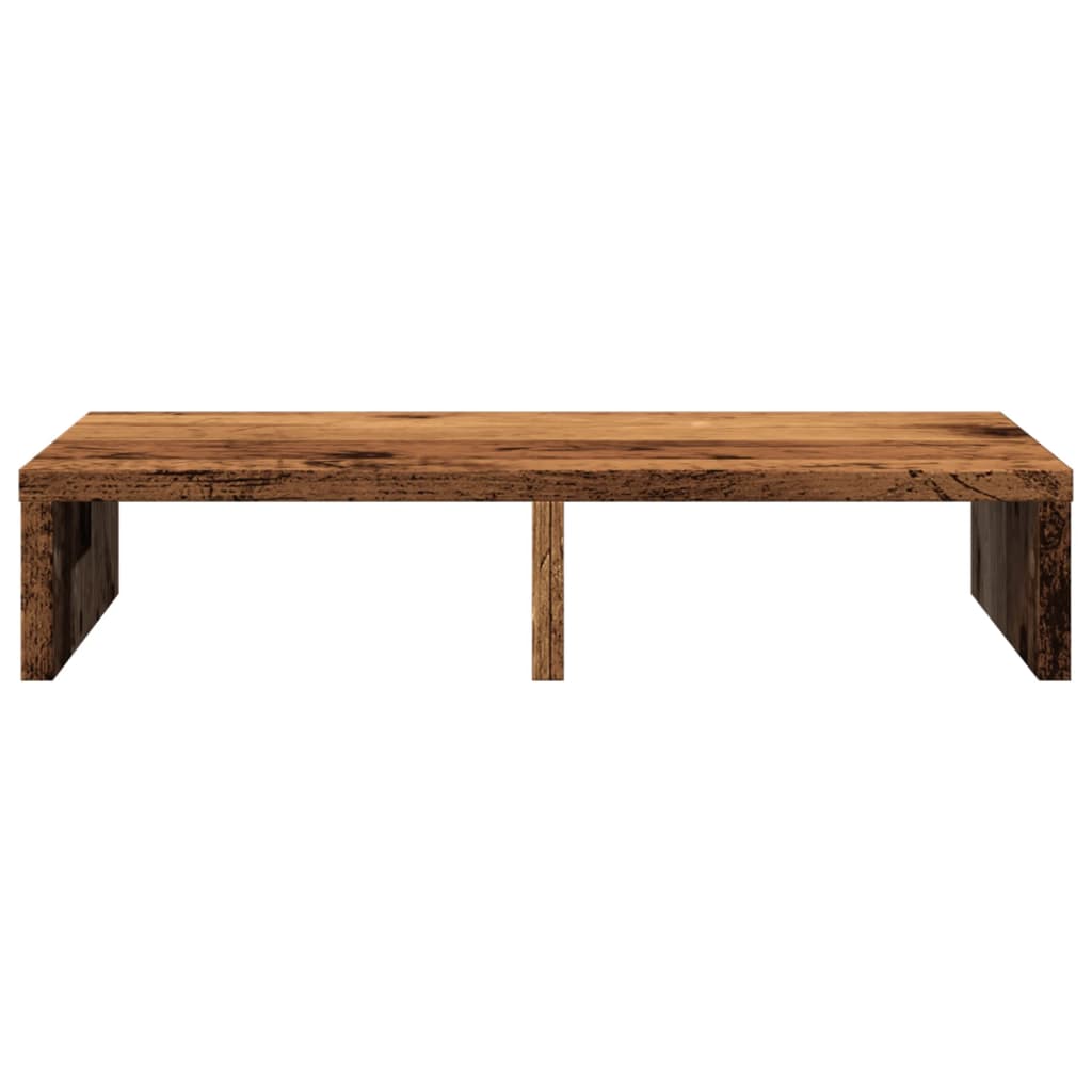 Monitorstandaard 50x27x10 cm bewerkt hout oud houtkleurig Computerverhogers en -standaards | Creëer jouw Trendy Thuis | Gratis bezorgd & Retour | Trendy.nl