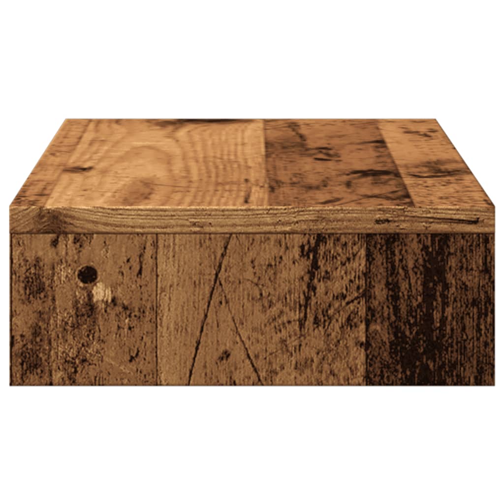 Monitorstandaard 50x27x10 cm bewerkt hout oud houtkleurig Computerverhogers en -standaards | Creëer jouw Trendy Thuis | Gratis bezorgd & Retour | Trendy.nl