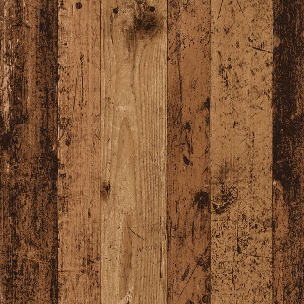 Monitorstandaard 50x27x15 cm bewerkt hout oud houtkleurig