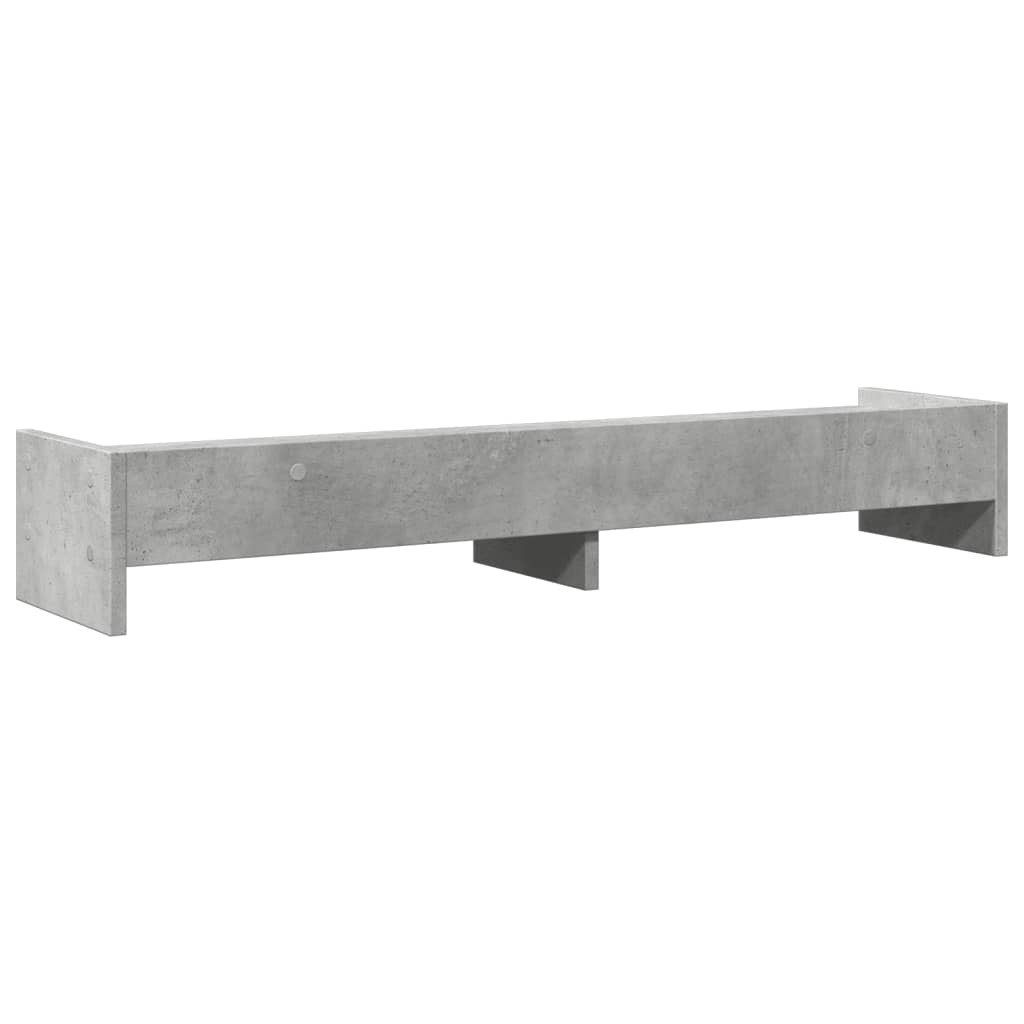 Monitorstandaard 100x24x16 cm bewerkt hout betongrijs Computerverhogers en -standaards | Creëer jouw Trendy Thuis | Gratis bezorgd & Retour | Trendy.nl