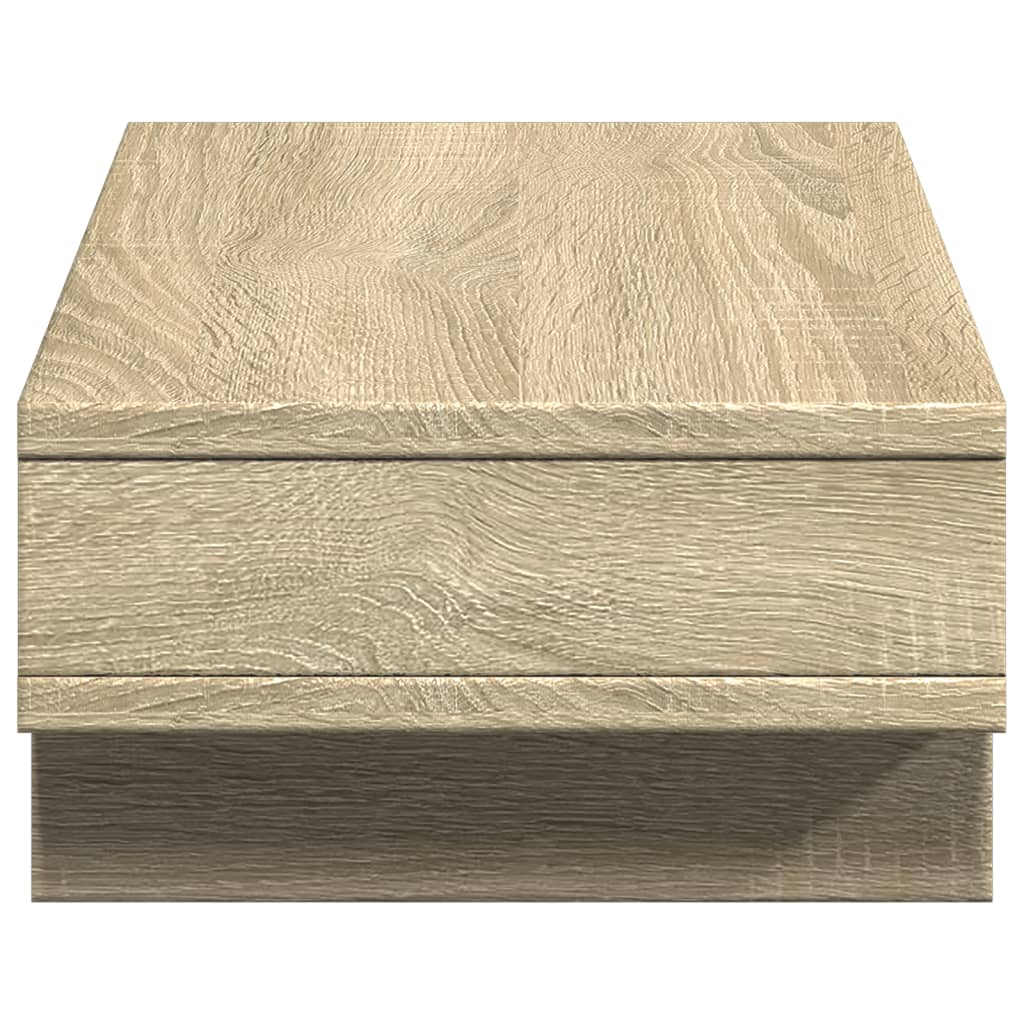 Monitorstandaard 50x27x15 cm bewerkt hout sonoma eikenkleurig Computerverhogers en -standaards | Creëer jouw Trendy Thuis | Gratis bezorgd & Retour | Trendy.nl