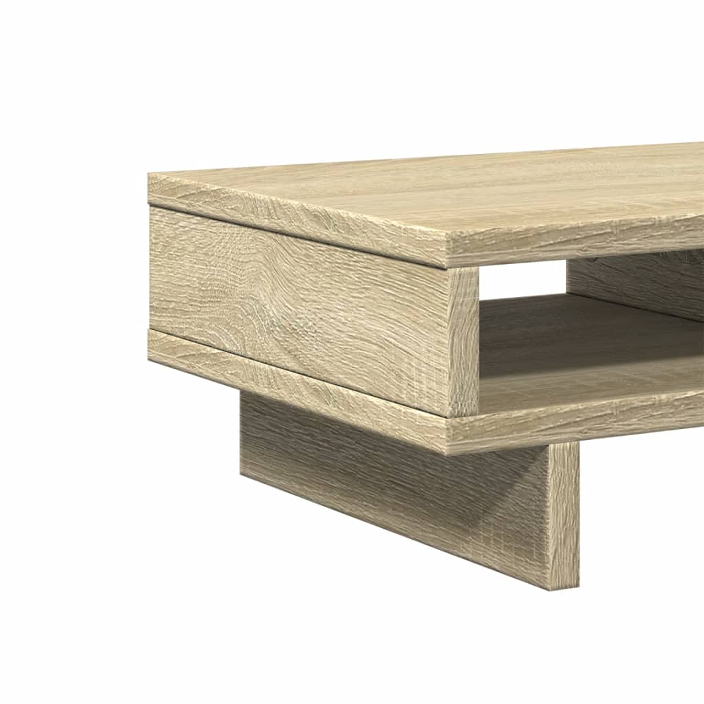 Monitorstandaard 50x27x15 cm bewerkt hout sonoma eikenkleurig Computerverhogers en -standaards | Creëer jouw Trendy Thuis | Gratis bezorgd & Retour | Trendy.nl