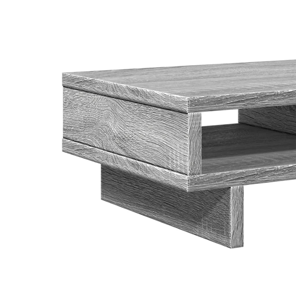 Monitorstandaard 50x27x15 cm bewerkt hout grijs sonoma eiken Computerverhogers en -standaards | Creëer jouw Trendy Thuis | Gratis bezorgd & Retour | Trendy.nl