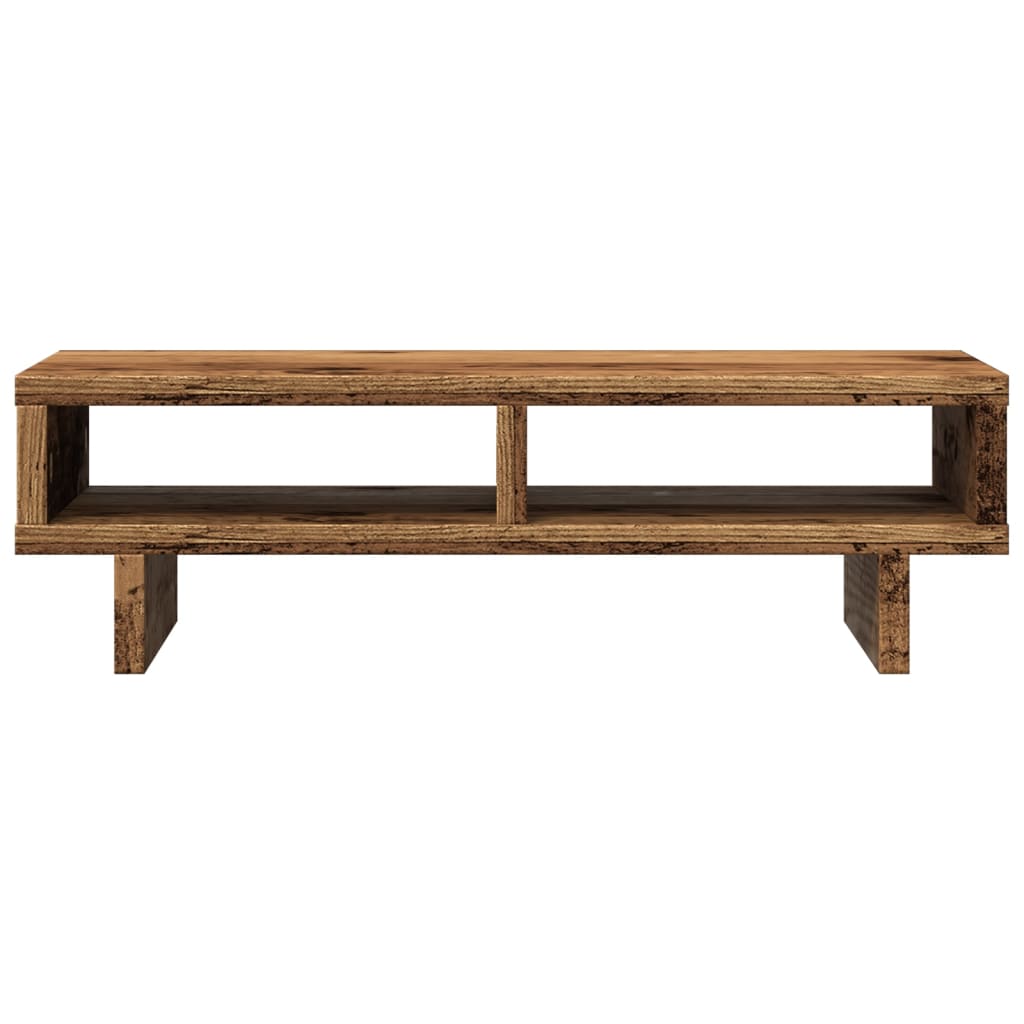 Monitorstandaard 50x27x15 cm bewerkt hout oud houtkleurig Computerverhogers en -standaards | Creëer jouw Trendy Thuis | Gratis bezorgd & Retour | Trendy.nl