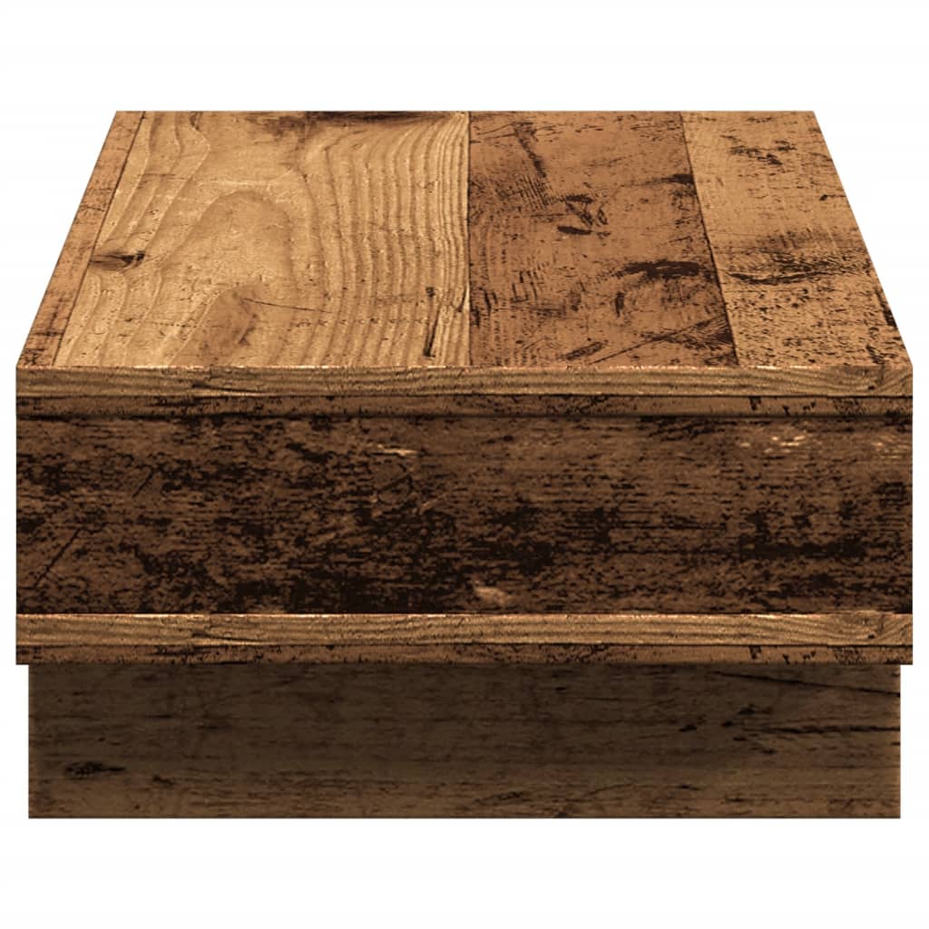 Monitorstandaard 50x27x15 cm bewerkt hout oud houtkleurig Computerverhogers en -standaards | Creëer jouw Trendy Thuis | Gratis bezorgd & Retour | Trendy.nl