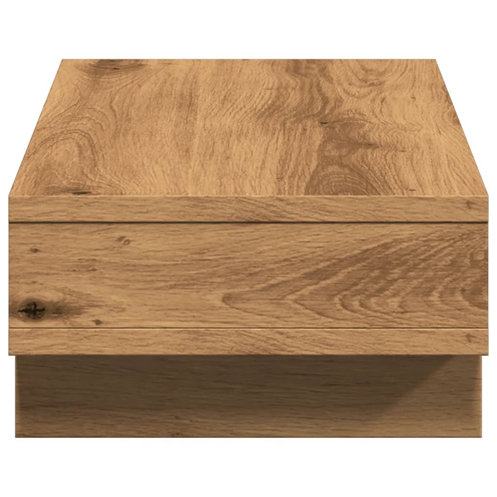 Monitorstandaard 50x27x15 cm bewerkt hout artisanaal eikenkleur Computerverhogers en -standaards | Creëer jouw Trendy Thuis | Gratis bezorgd & Retour | Trendy.nl