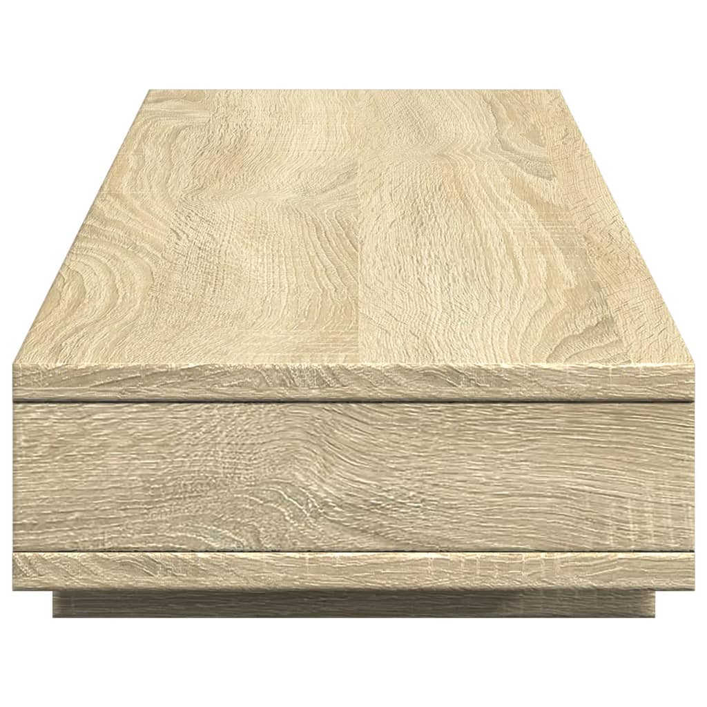 Monitorstandaard 100x27x15 cm bewerkt hout sonoma eikenkleurig Computerverhogers en -standaards | Creëer jouw Trendy Thuis | Gratis bezorgd & Retour | Trendy.nl