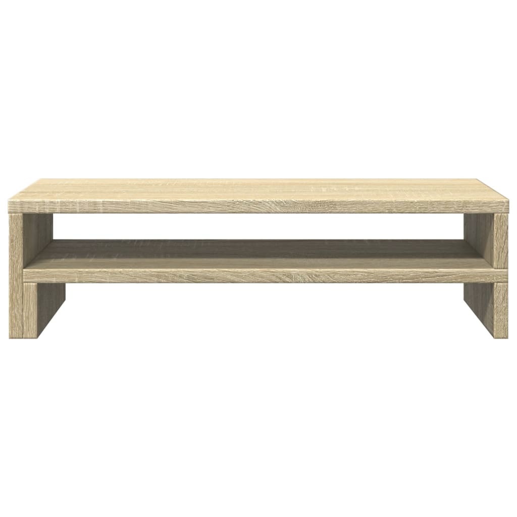 Monitorstandaard 54x22x15 cm bewerkt hout sonoma eikenkleurig Computerverhogers en -standaards | Creëer jouw Trendy Thuis | Gratis bezorgd & Retour | Trendy.nl