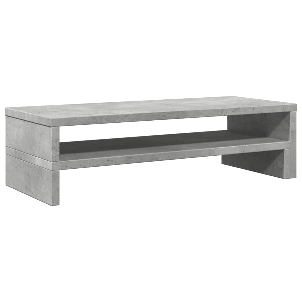 Monitorstandaard 54x22x15 cm bewerkt hout betongrijs Computerverhogers en -standaards | Creëer jouw Trendy Thuis | Gratis bezorgd & Retour | Trendy.nl