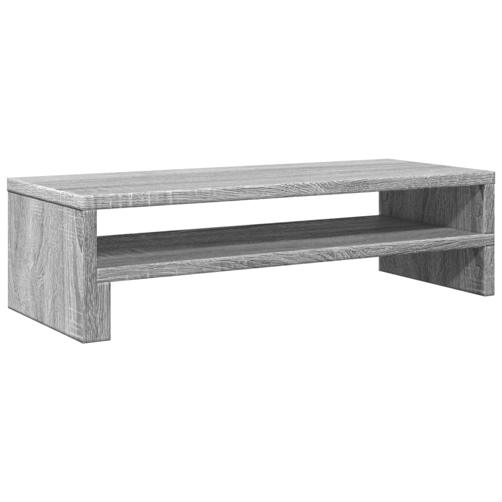 Monitorstandaard 54x22x15 cm bewerkt hout grijs sonoma eiken Computerverhogers en -standaards | Creëer jouw Trendy Thuis | Gratis bezorgd & Retour | Trendy.nl