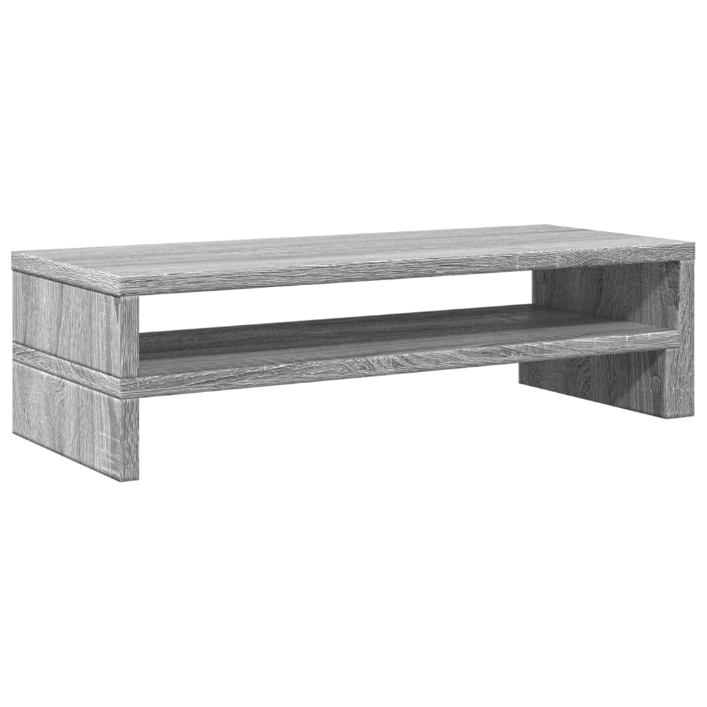 Monitorstandaard 54x22x15 cm bewerkt hout grijs sonoma eiken Computerverhogers en -standaards | Creëer jouw Trendy Thuis | Gratis bezorgd & Retour | Trendy.nl