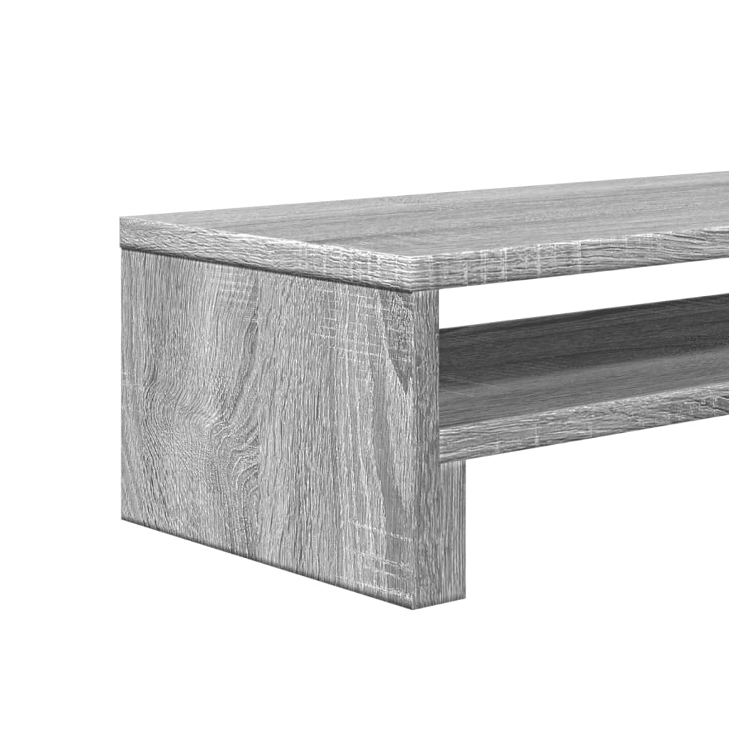 Monitorstandaard 54x22x15 cm bewerkt hout grijs sonoma eiken Computerverhogers en -standaards | Creëer jouw Trendy Thuis | Gratis bezorgd & Retour | Trendy.nl