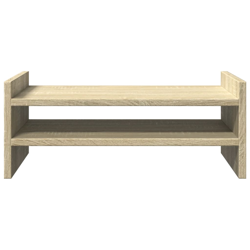 Monitorstandaard 50x27x20 cm bewerkt hout sonoma eikenkleurig Computerverhogers en -standaards | Creëer jouw Trendy Thuis | Gratis bezorgd & Retour | Trendy.nl