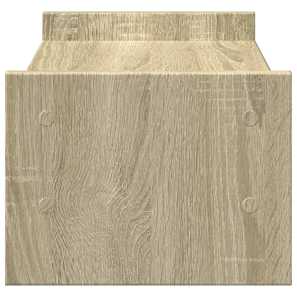 Monitorstandaard 50x27x20 cm bewerkt hout sonoma eikenkleurig Computerverhogers en -standaards | Creëer jouw Trendy Thuis | Gratis bezorgd & Retour | Trendy.nl