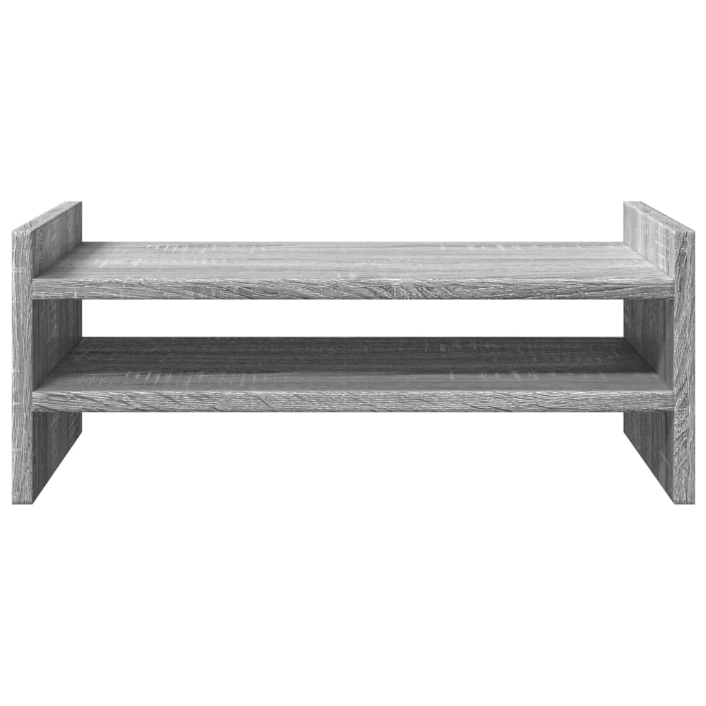 Monitorstandaard 50x27x20 cm bewerkt hout grijs sonoma eiken Computerverhogers en -standaards | Creëer jouw Trendy Thuis | Gratis bezorgd & Retour | Trendy.nl