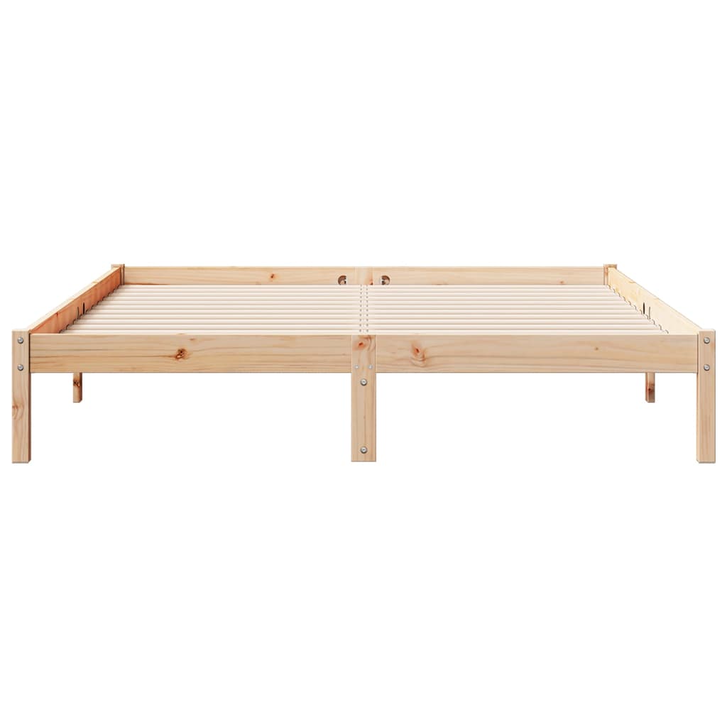 Bedframe extra lang zonder matras massief grenenhout 160x210 cm Bedden & bedframes | Creëer jouw Trendy Thuis | Gratis bezorgd & Retour | Trendy.nl