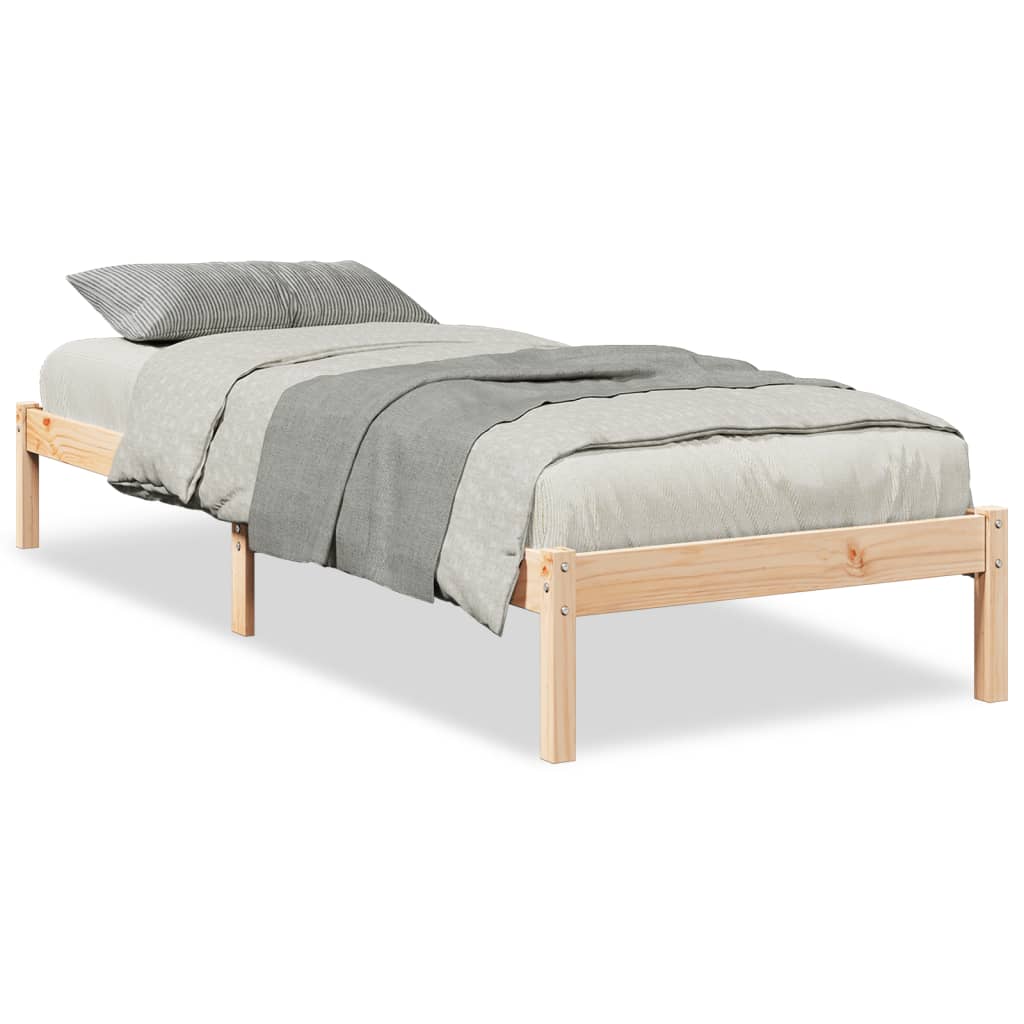 Bedframe extra lang zonder matras massief grenenhout 90x210 cm Bedden & bedframes | Creëer jouw Trendy Thuis | Gratis bezorgd & Retour | Trendy.nl