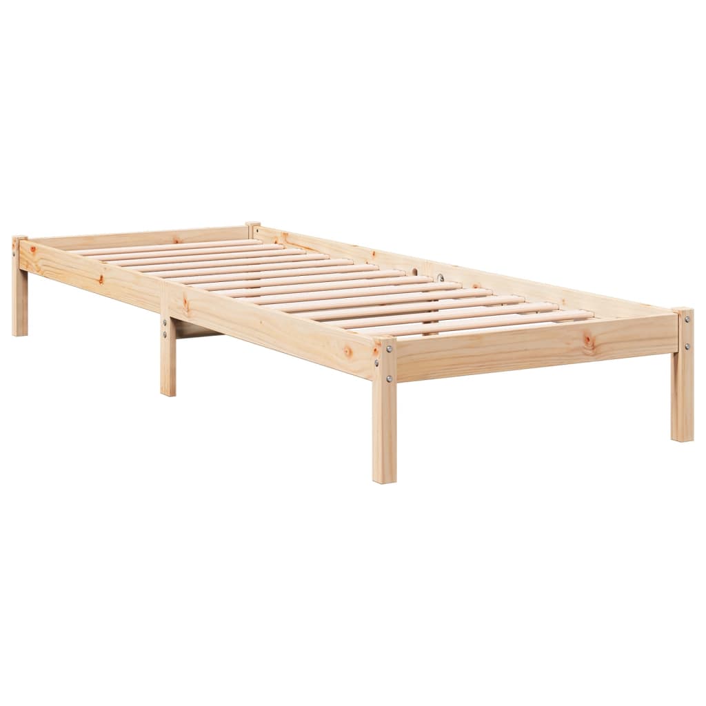 Bedframe extra lang zonder matras massief grenenhout 90x210 cm Bedden & bedframes | Creëer jouw Trendy Thuis | Gratis bezorgd & Retour | Trendy.nl