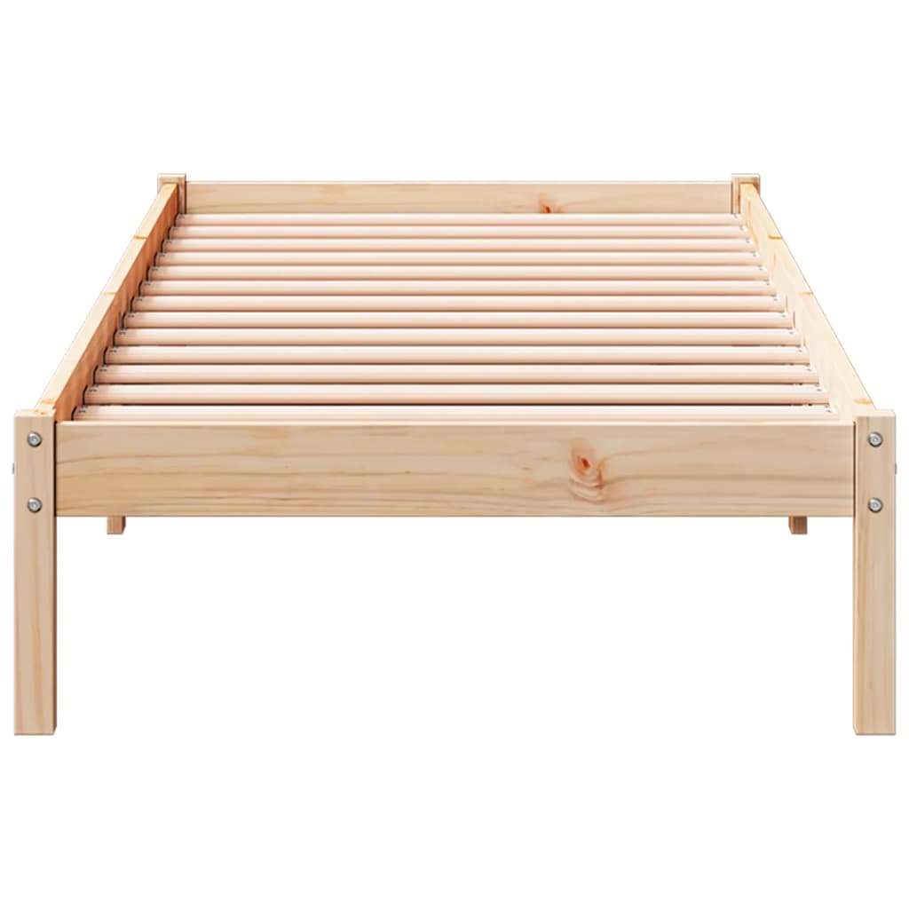 Bedframe extra lang zonder matras massief grenenhout 90x210 cm Bedden & bedframes | Creëer jouw Trendy Thuis | Gratis bezorgd & Retour | Trendy.nl