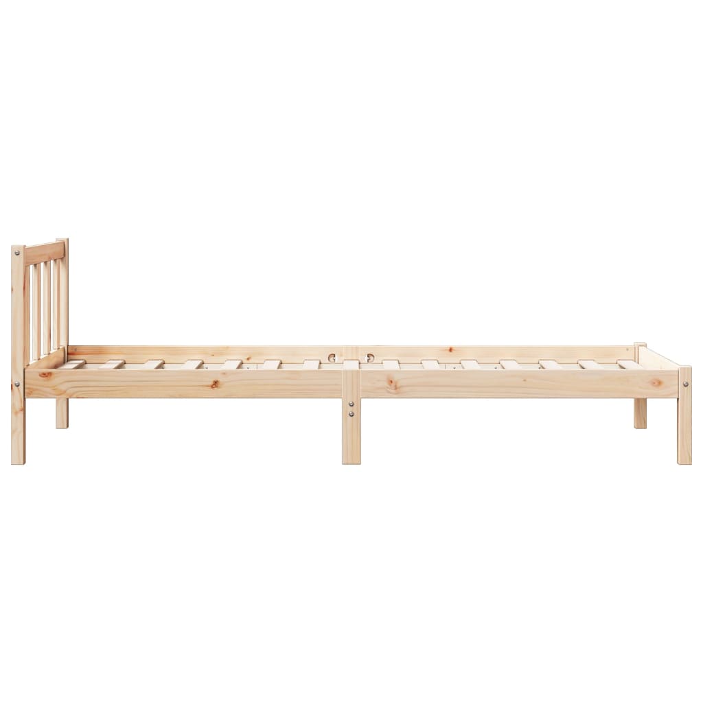 Bedframe extra lang zonder matras massief grenenhout 80x220 cm Bedden & bedframes | Creëer jouw Trendy Thuis | Gratis bezorgd & Retour | Trendy.nl