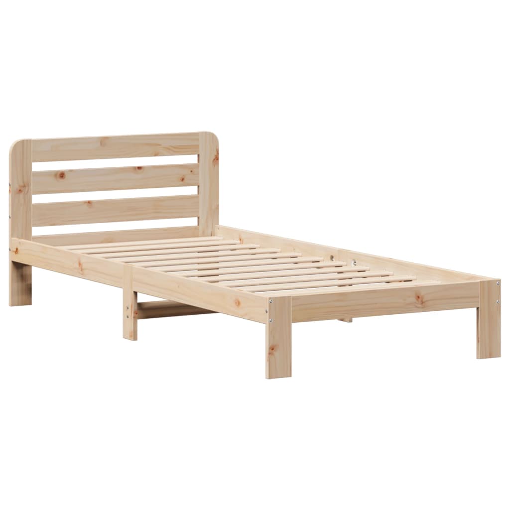 Bedframe zonder matras massief grenenhout 90x190 cm Bedden & bedframes | Creëer jouw Trendy Thuis | Gratis bezorgd & Retour | Trendy.nl