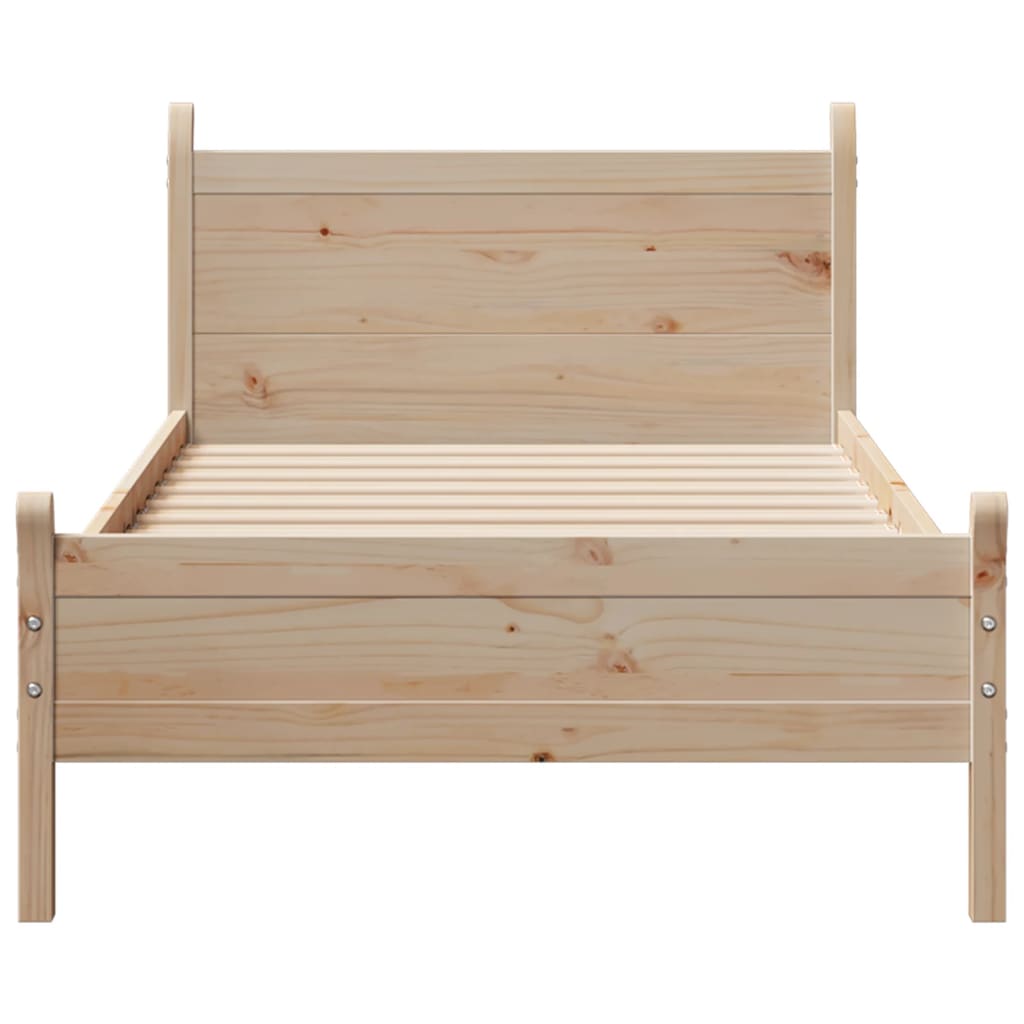 Bedframe zonder matras massief grenenhout 90x190 cm Bedden & bedframes | Creëer jouw Trendy Thuis | Gratis bezorgd & Retour | Trendy.nl