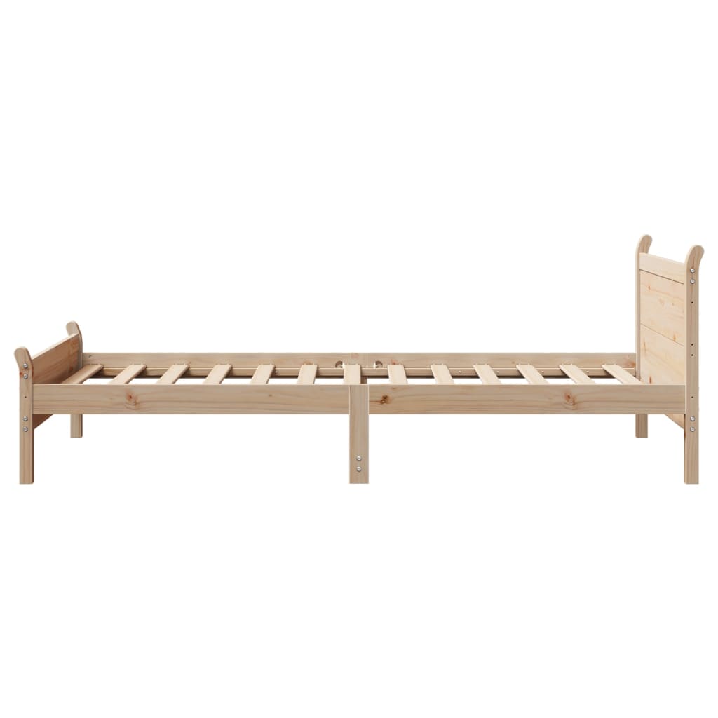 Bedframe zonder matras massief grenenhout 90x190 cm Bedden & bedframes | Creëer jouw Trendy Thuis | Gratis bezorgd & Retour | Trendy.nl