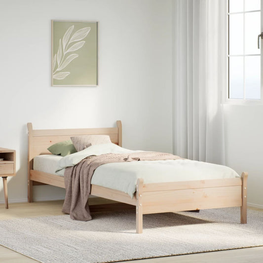 Bedframe zonder matras massief grenenhout 90x190 cm Bedden & bedframes | Creëer jouw Trendy Thuis | Gratis bezorgd & Retour | Trendy.nl